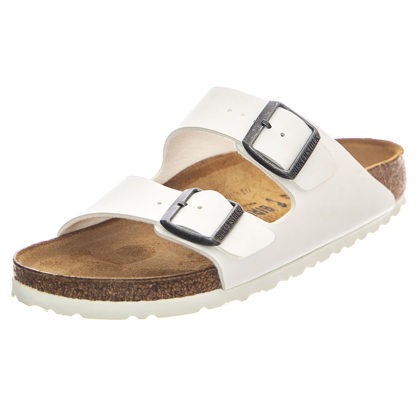 Arizona white Birko Flor - Sandali Uomo / Donna Bianchi 552683  BIRKENSTOCK 