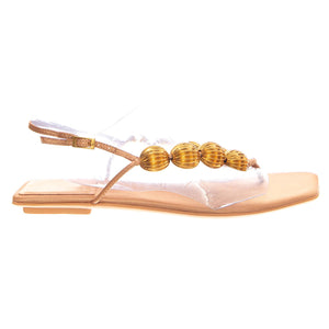 YUCATAN BEIGE SATIN GOLD - Sandalo Donna Beige JCSJC-1119-3-8-BEISA . JEFFREY CAMPBELL 
