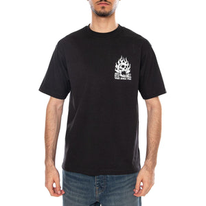 OFF THE WALL FEVER SS - Maglietta Girocollo Uomo Nera VN000VW0 BLK1 VANS 