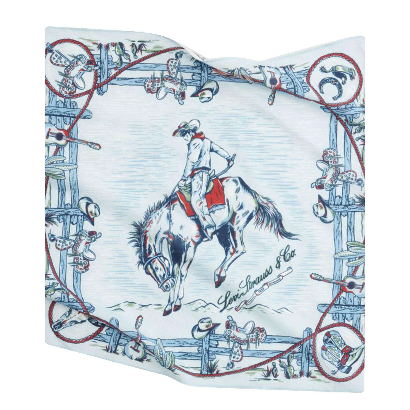 M's Bandana - Saddleman Western Bandana Classic Red - Bandana Multicolore 005CX 0001 LEVIS 