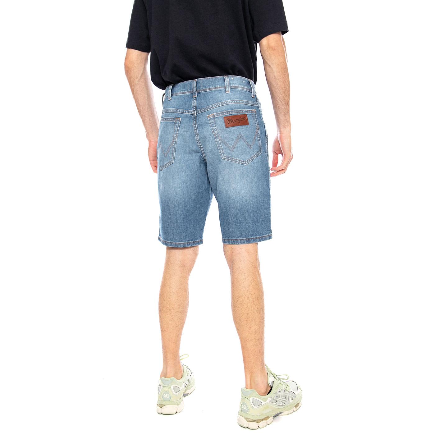 TEXAS SHORTS LIGHT WASH - Bermuda Denim Jeans Uomo Blu 112378706 BL WRANGLER 