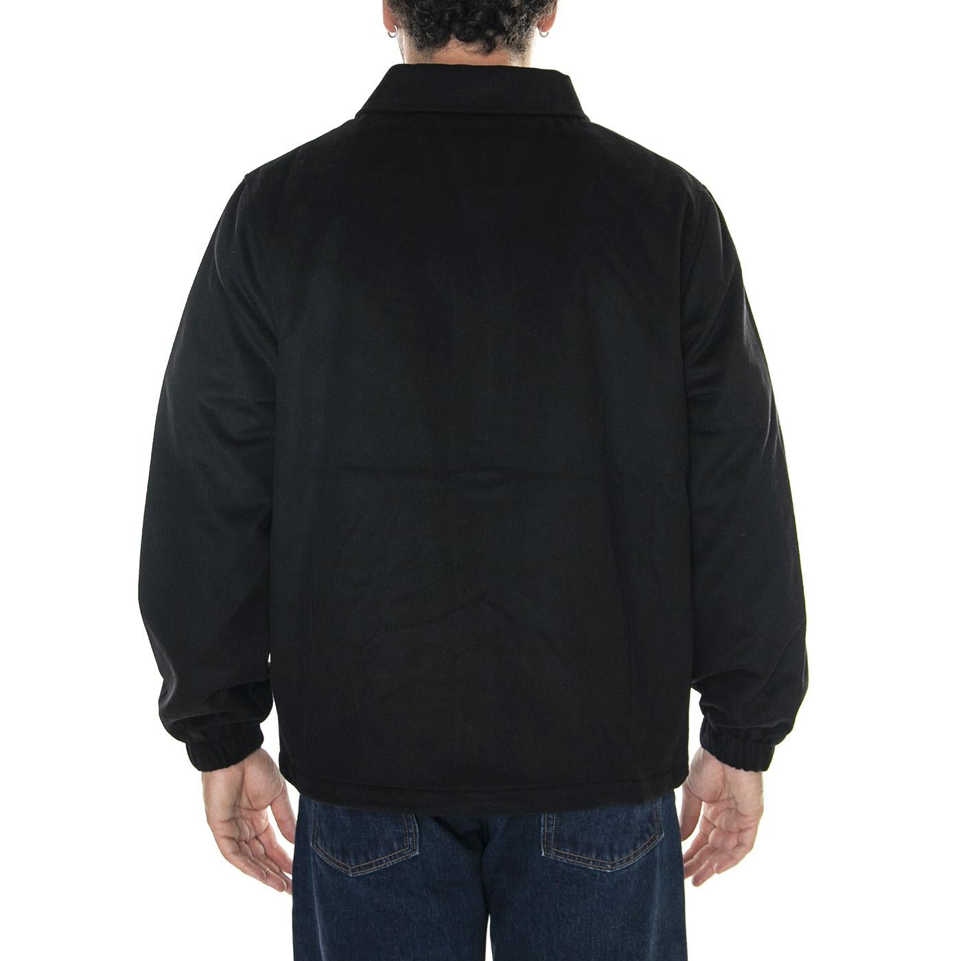 MLB Coaches Jacket Nevyan Black / White - Giacca Invernale Uomo Nera 60424437  NEW ERA 