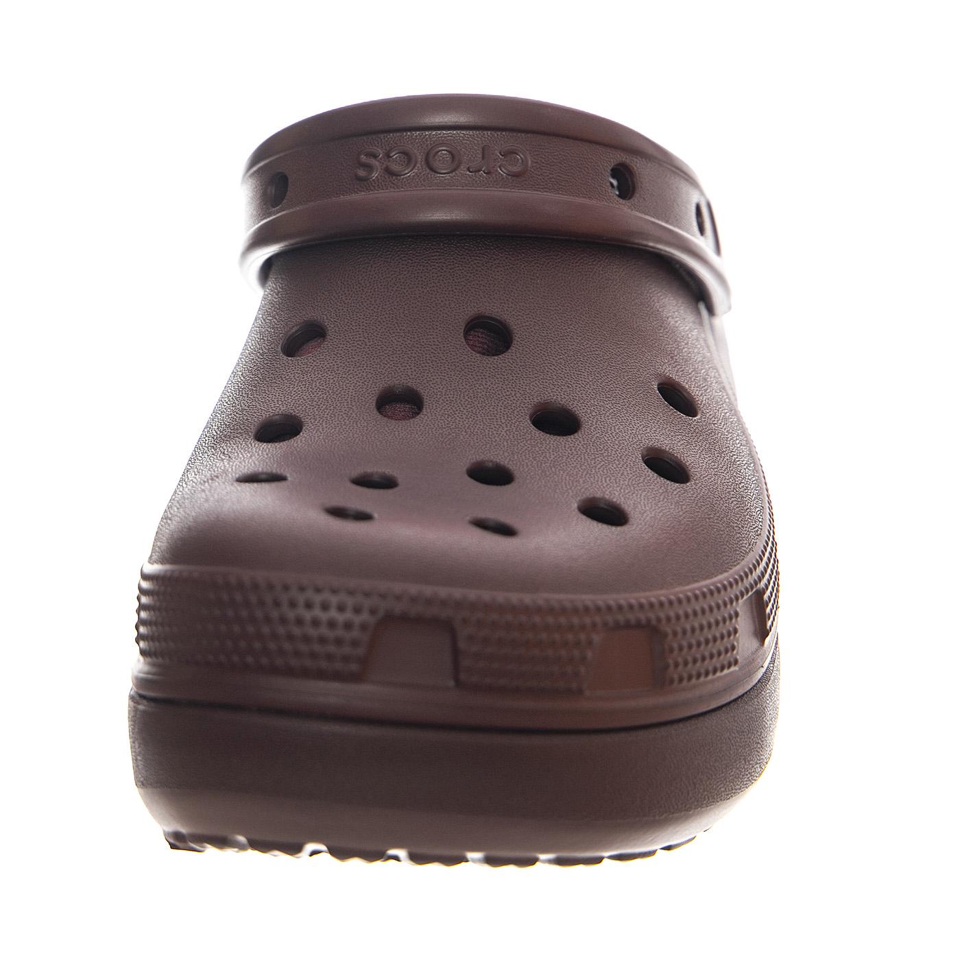 Classic Platform Lined Clog W DKCH - Sandali Donna Bordeaux CR.207938-DKCH  CROCS 