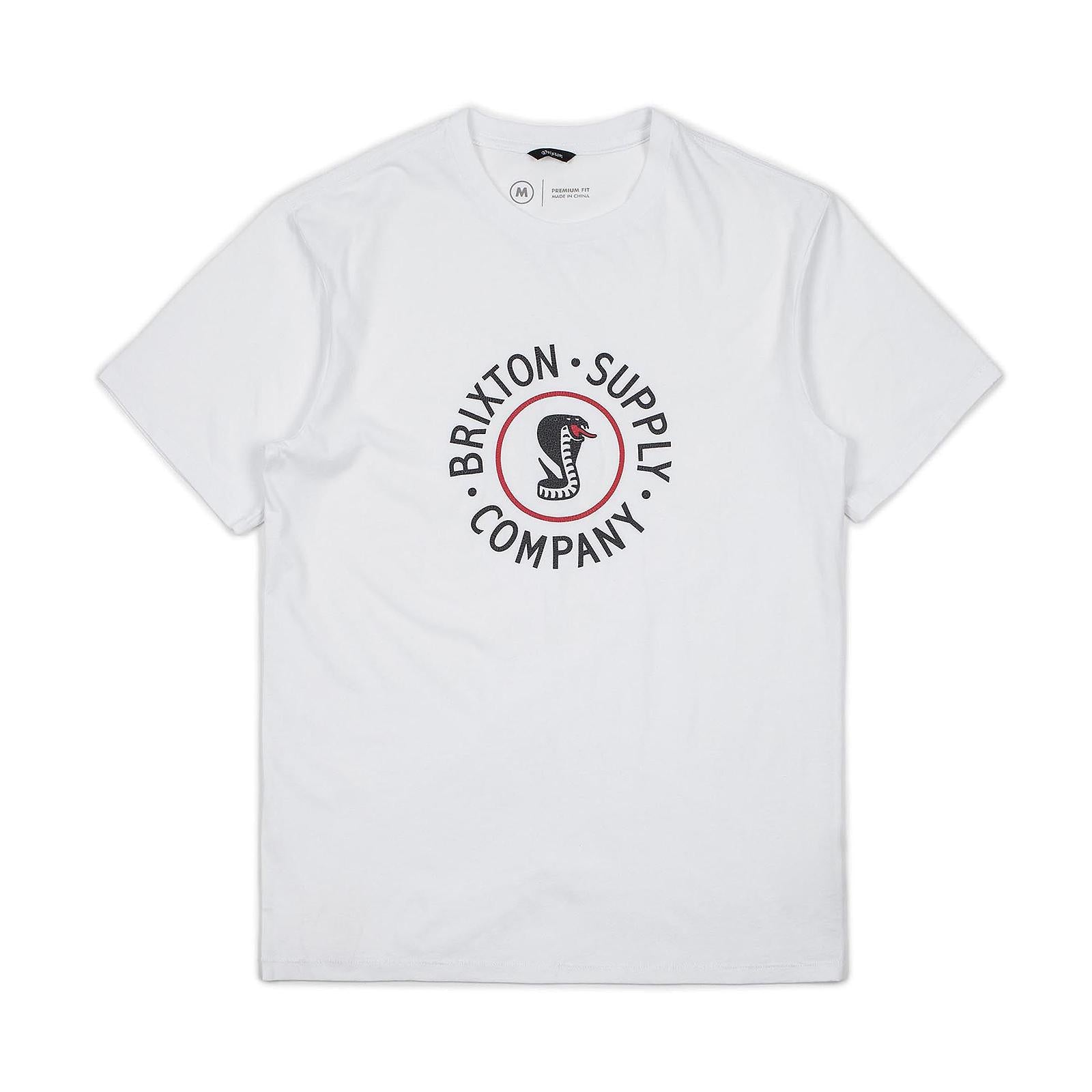 BATTALION S/S PRT WHITE 06722-WHITE  BRIXTON 