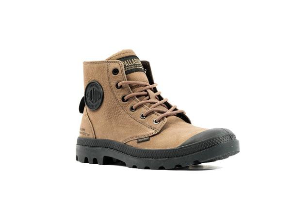 Pampa Hi Supply Lth Major Brown - Scarpe Stringate Profilo Alto Uomo Multicolore PAS77963-213-M  PALLADIUM 