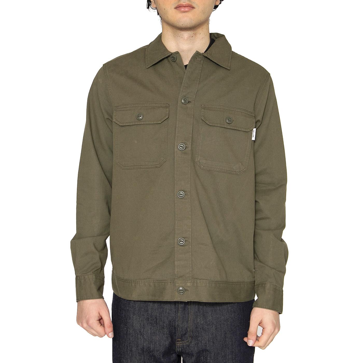 Onssilvio LS Pocket Overshirt Olive Night - Camicia Uomo Verde 22022442-OLIVE  ONLY & SONS 