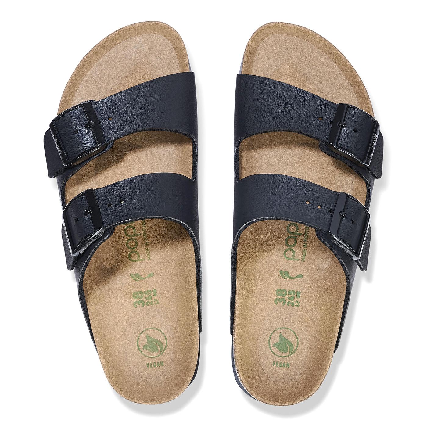 Arizona Platform Black Veg, Birko Flor - Sandali Donna Neri 1027395  BIRKENSTOCK 