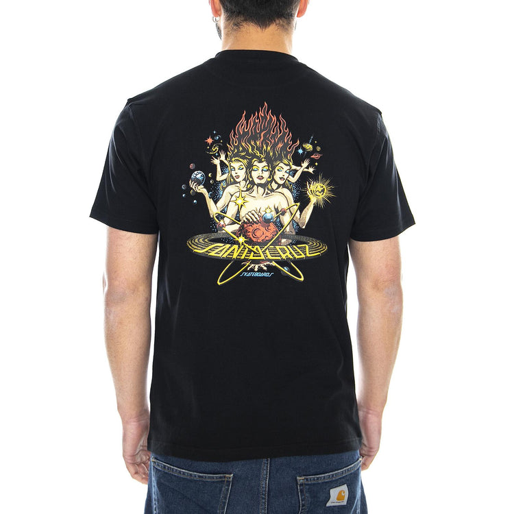  Cosmica T-Shirt Black  SANTA CRUZ 