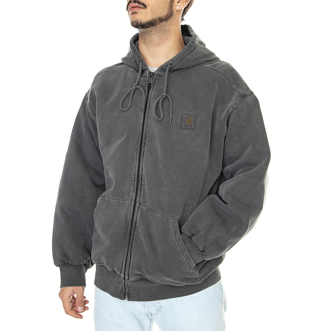 Hooded Vista Jacket Vulcan (garment dyed) - Giacca Invernale con Cappuccio Uomo Grigi I029524-38  CARHARTT WIP 