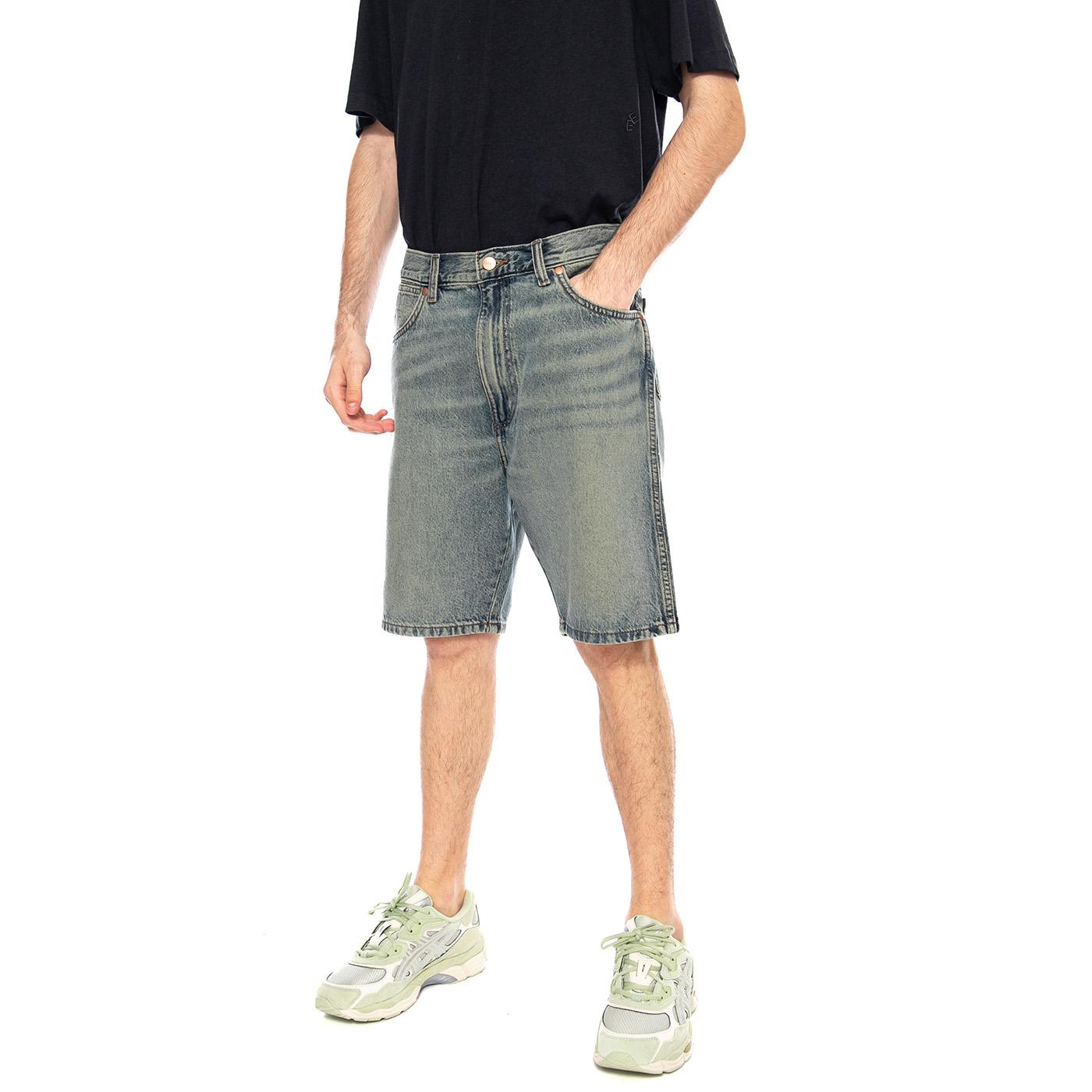 COWBOY SHORTS CANYON SHADE - Bermuda Denim Jeans Uomo Blu 112378440 BL WRANGLER 