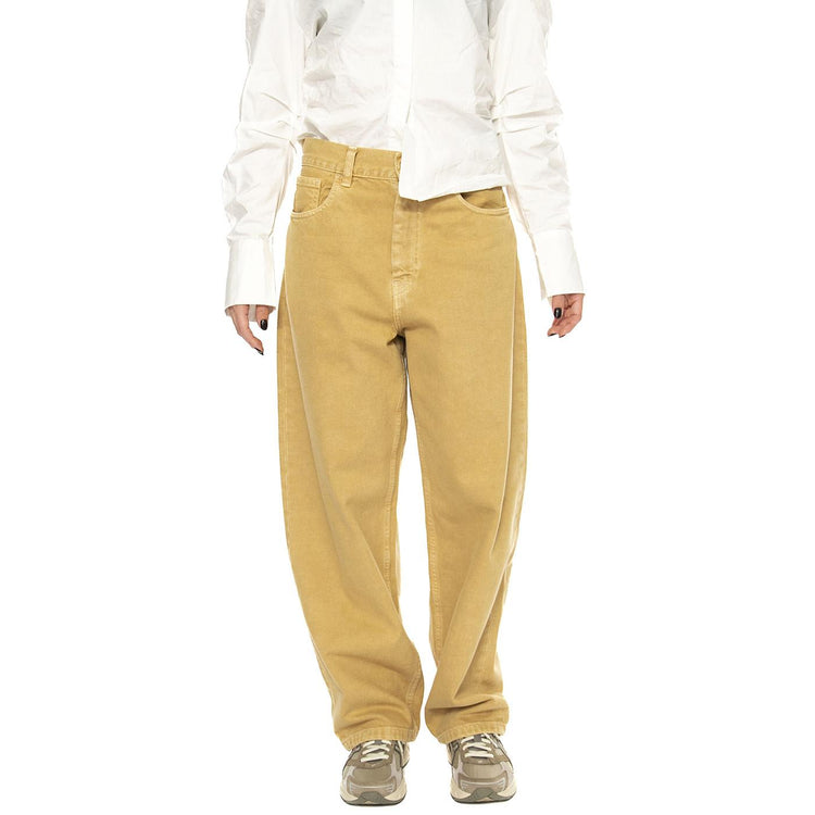 W' Brandon Pant Bourbon stone dyed - Pantaloni Donna Marroni I033746.1YH4J  CARHARTT WIP 