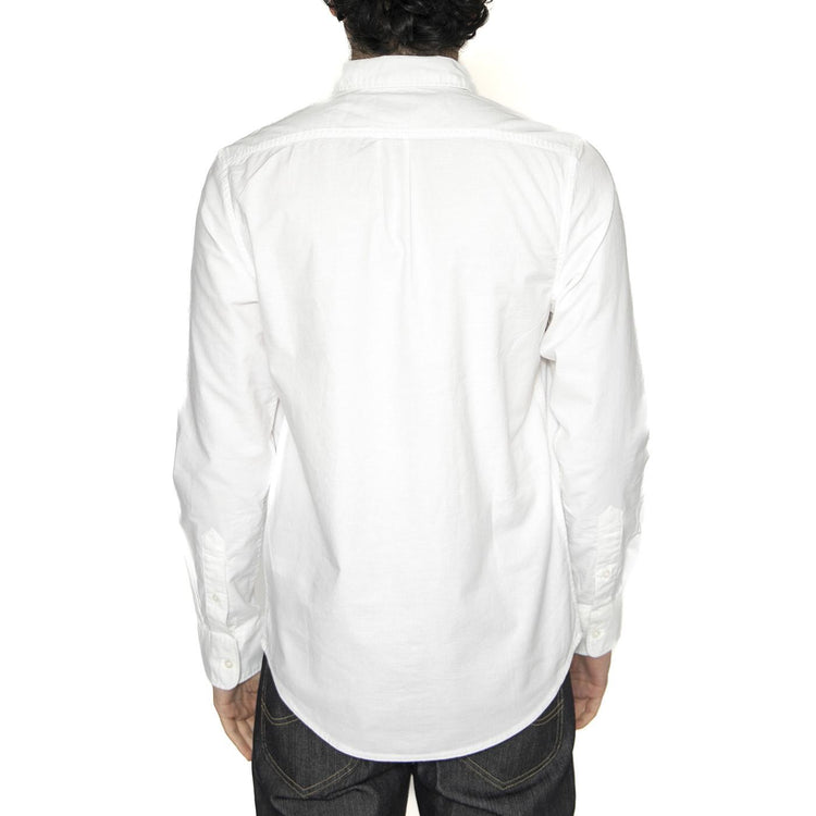 Patch Shirt Bright White - Camicia Uomo Bianca 112363908  LEE 