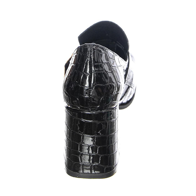 Faithful - Mocassini Donna Croco Neri JCSR196E10-BLA  JEFFREY CAMPBELL 