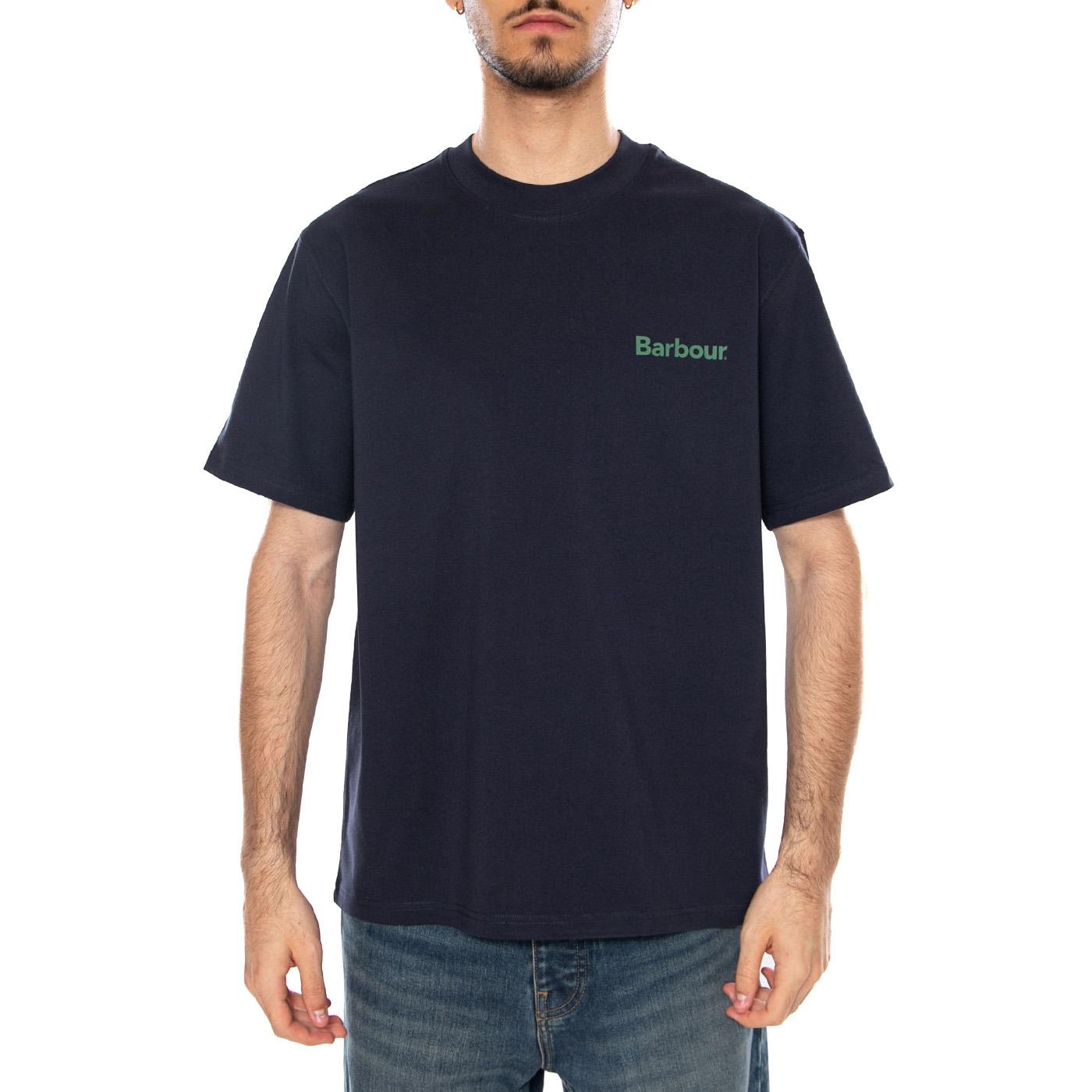 OS FIT ARCHIVE LOGO T-SHIRT NAVY - Maglietta Girocollo Uomo Blu MTS1569 NY91 BARBOUR 