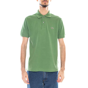 MAGLIETTA M/C - Polo Uomo Maniche Corte Verde 1212 02M LACOSTE 