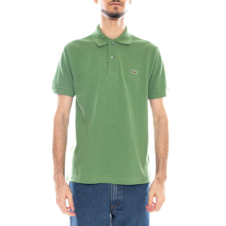 MAGLIETTA M/C - Polo Uomo Maniche Corte Verde 1212 02M LACOSTE 
