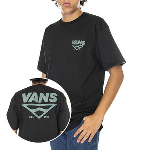 Shaper Type - Maglietta Girocollo Uomo Nera VN0A7S6TBLK1  VANS 