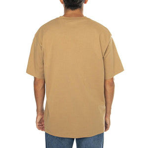 S/S Madison T-Shirt Peanut / Black - Maglietta Girocollo Uomo Marrone I033000.2I7XX  CARHARTT WIP 