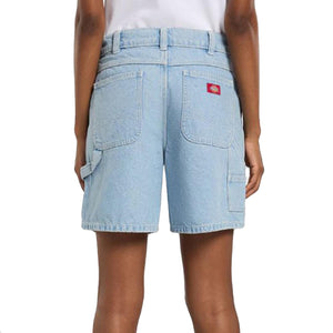 993 7 INCH CARPENTER SHORT VINTAGE BLUE - Bermuda Denim Jeans Donna Blu DK0A88PB C151 DICKIES 