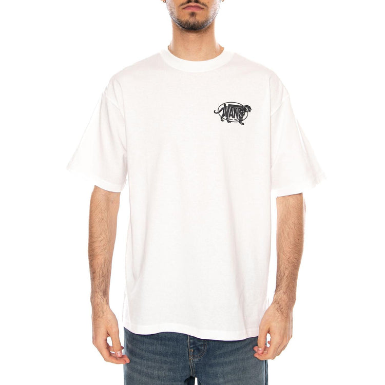 AWAKEN TIGER SS TEE WHITE - Maglietta Girocollo Uomo Bianca VN000XHT WHT1 VANS 