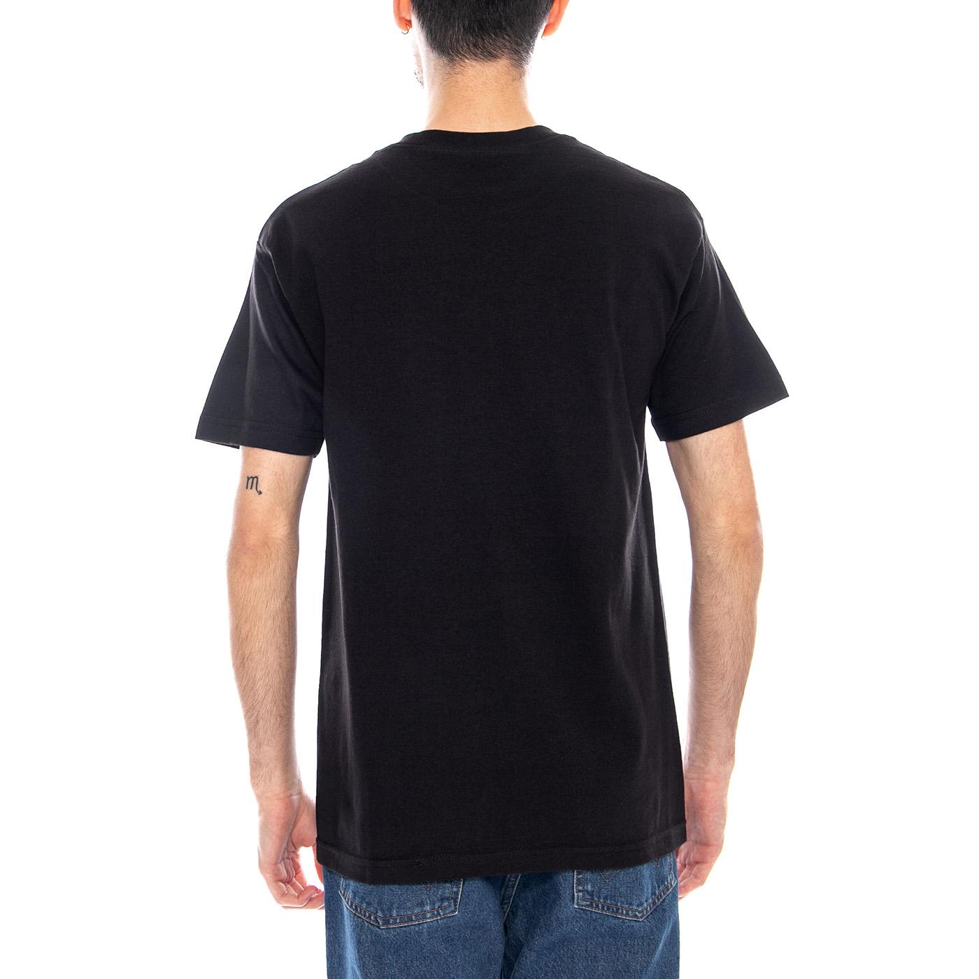 Kanji Tee Black - Maglietta Girocollo Uomo Nera TYASS013-02BLK . THANK YOU 