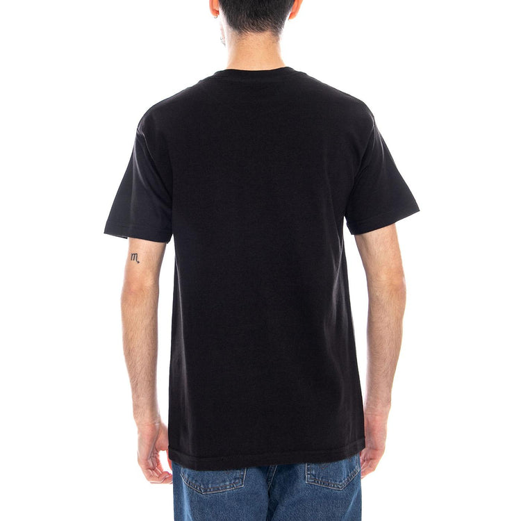 Kanji Tee Black - Maglietta Girocollo Uomo Nera TYASS013-02BLK . THANK YOU 
