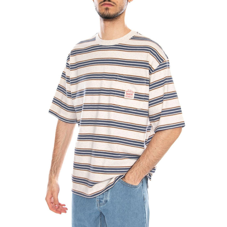 Workwear Tee Caspian Stripe - Maglietta Girocollo Uomo Multicolore A5850-0027 CSW LEVIS 