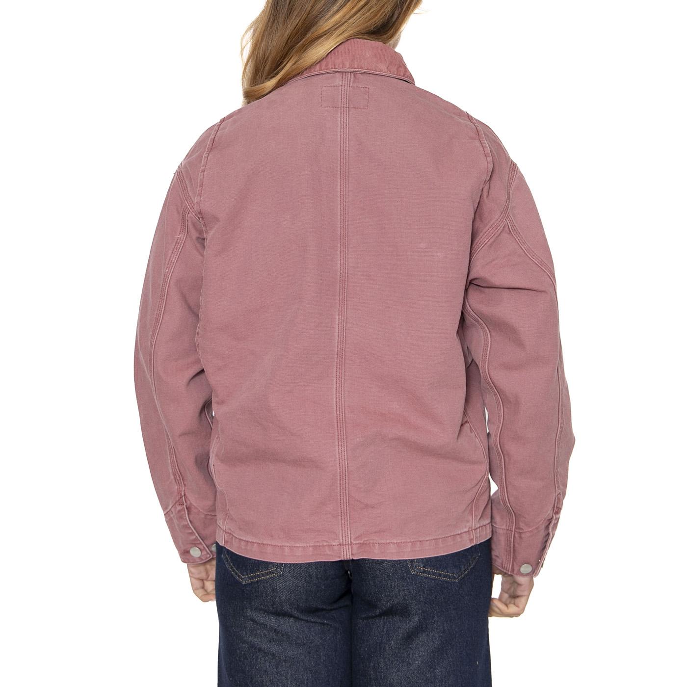 W' OG Michigan Coat Dusky Pink / Dusky Pink - Giacca Donna Viola I034843.2R74O  CARHARTT WIP 
