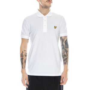 Logo Plain Polo - White - Polo Uomo Bianca SP400VB-626  LYLE & SCOTT 