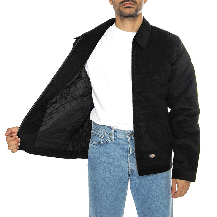 Corduroy Eisenhower Jacket Black - Giacca Uomo Nera DK0A863WBLK1  DICKIES 