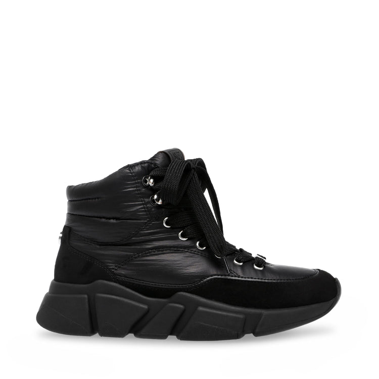 Gameplan Black - Stivaletti Stringati Profilo alla Caviglia Donna Neri SMPGAMEPLAN-BLA  STEVE MADDEN 