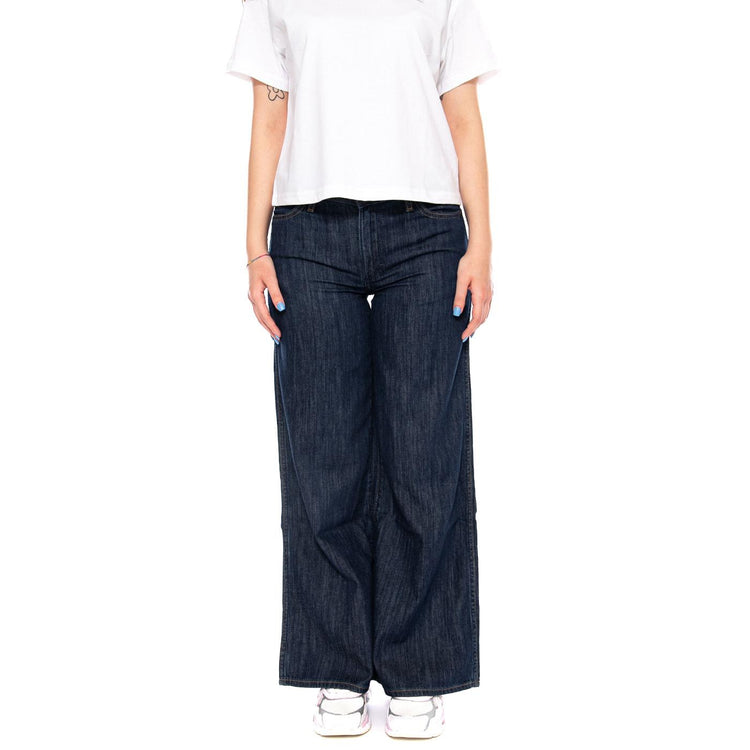 WORLD WIDE DENIM GALAXY - Pantaloni Denim Jeans Donna Blu Scuro 112378172 BL WRANGLER 