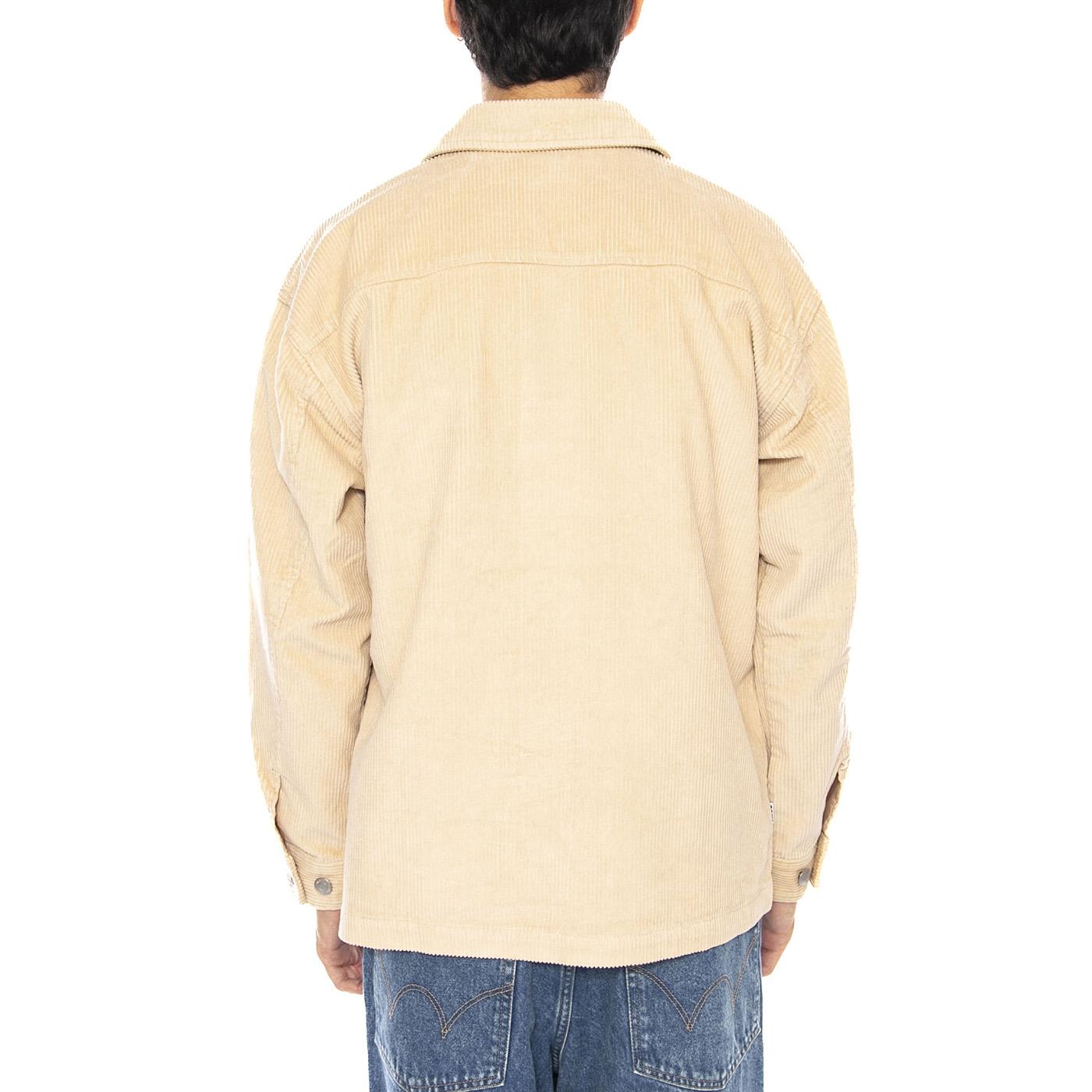 Benny Cord Shirt Jacke Irish Cream - Giacca / Camicia Uomo Beige 121160050 IRC OBEY 