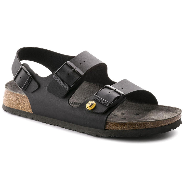 M' Milano Esd Black Regular Fit - Sandali Uomo Neri - Calzata Regolare 0634790  BIRKENSTOCK 