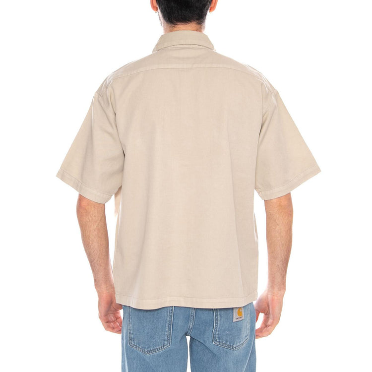 247 GD Work Shirt SS Stone - Camicia Maniche Corte Uomo Beige DK0A88N9 OST DICKIES 