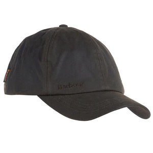 Wax Sports Cap Olive - Cappellino con Visiera Marrone FW22-MHA0005-OL71 . BARBOUR 