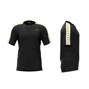 222 BANDA COEN SLIM Black-White-Gold 303UV10-A12  KAPPA 