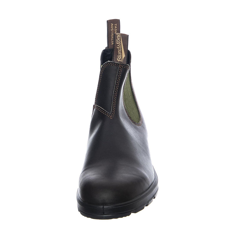 Classic Leather 519 Ankle Boots - Brown / Olive Green - Stivaletti Uomo Marroni / Verdi 519-519-FW20  BLUNDSTONE 