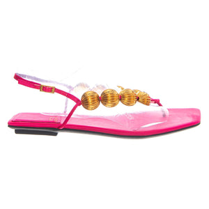 YUCATAN FUCHSIA SATIN GOLD - Sandali Donna Viola JCSJC-1119-3-2-FUCST . JEFFREY CAMPBELL 