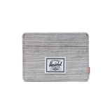 Charlie Kartenhalter Hellgrau Kreuzschraffur - Grauer Kartenhalter HERSCHEL ACCESSORIES