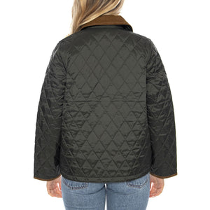 Icons Liddesdale Quilt JKT OL71 Green - Giacca Donna Verde LQU1851-OL71-FW25 . BARBOUR 