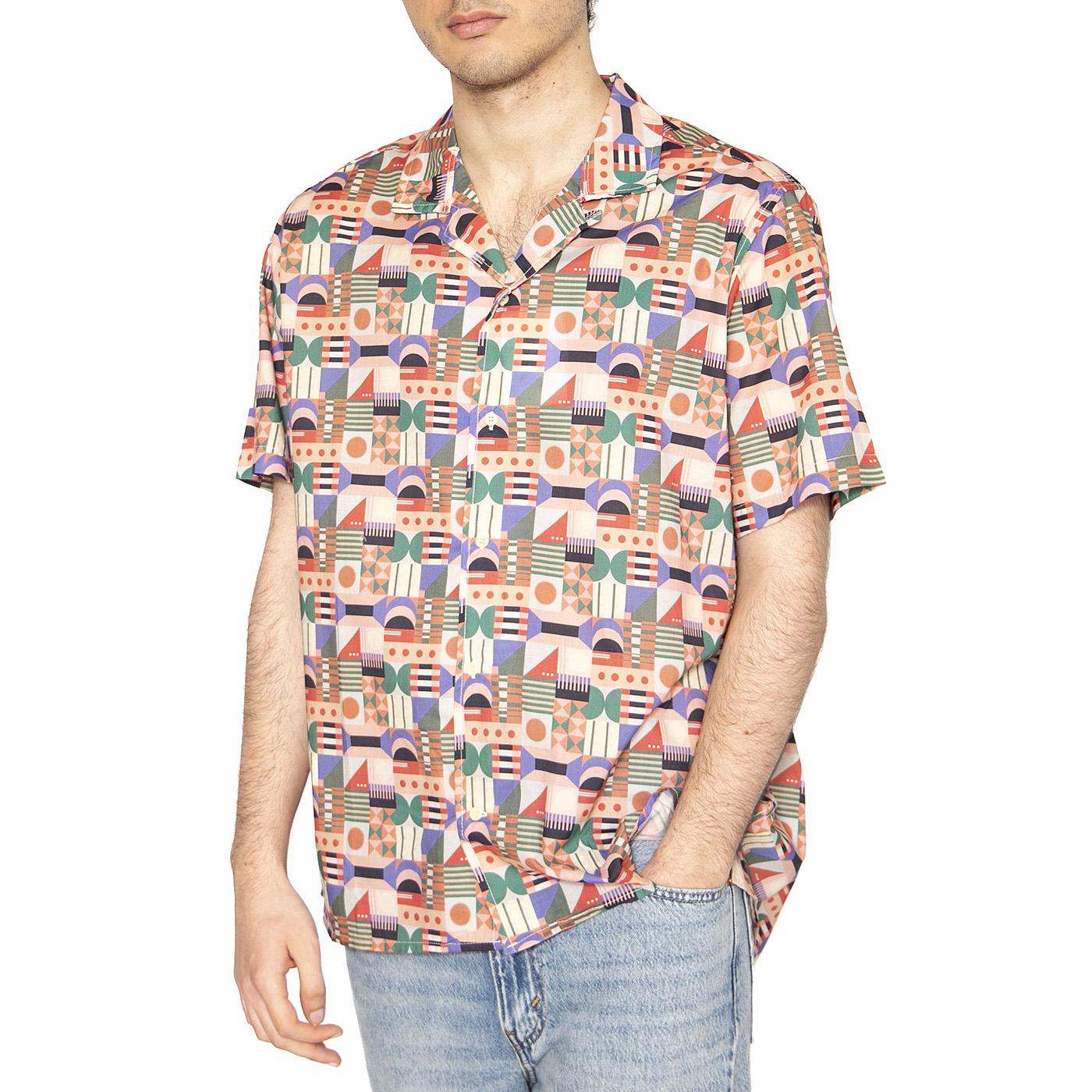 Artisan Aloha Shirt Passion - Camicia Maniche Corte Uomo Multicolore 1955-PASSION  BRAVA FABRICS 