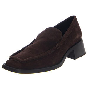 Blanca Cow Suede Espresso Shoes Loafer - Scarpe Donna Marroni VBS5417-640-36  VAGABOND 