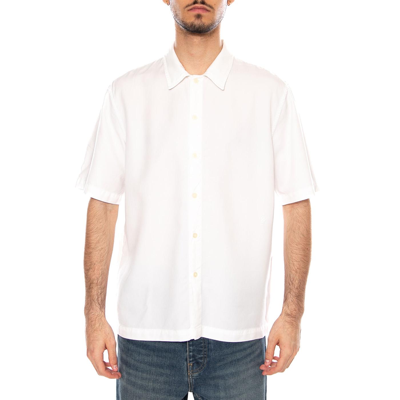 RHYS_MS SHIRT OGG WHITE - Camicia Maniche Corte Uomo Bianca 331313 101 ELVINE 