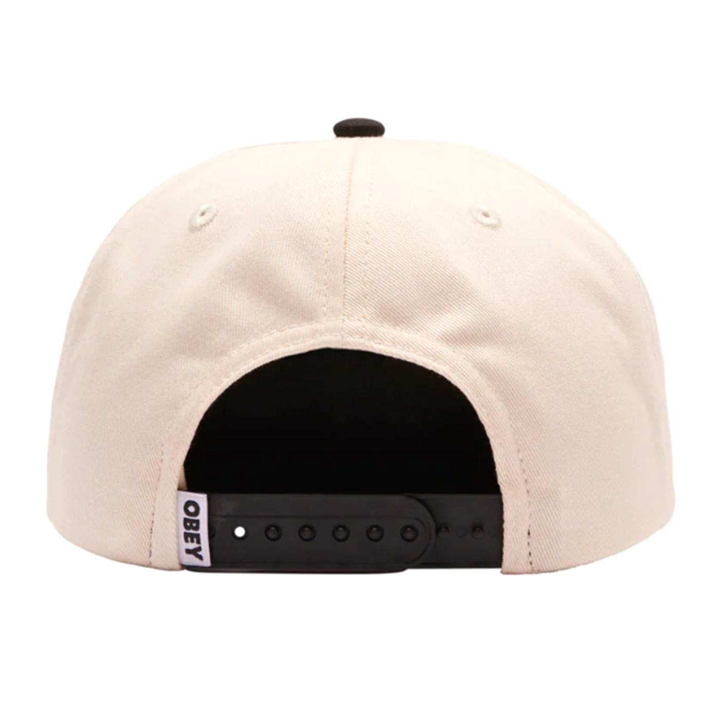 Obey Case 5 panel Snapback Black / Multi - Cappellino con Visiera Multicolore 100490113-BKM  OBEY 