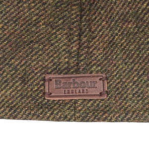 Claymore Bakerboy Olive Twill - Cappello a Coppola Verde MHA0708-OL51-FW23 . BARBOUR 