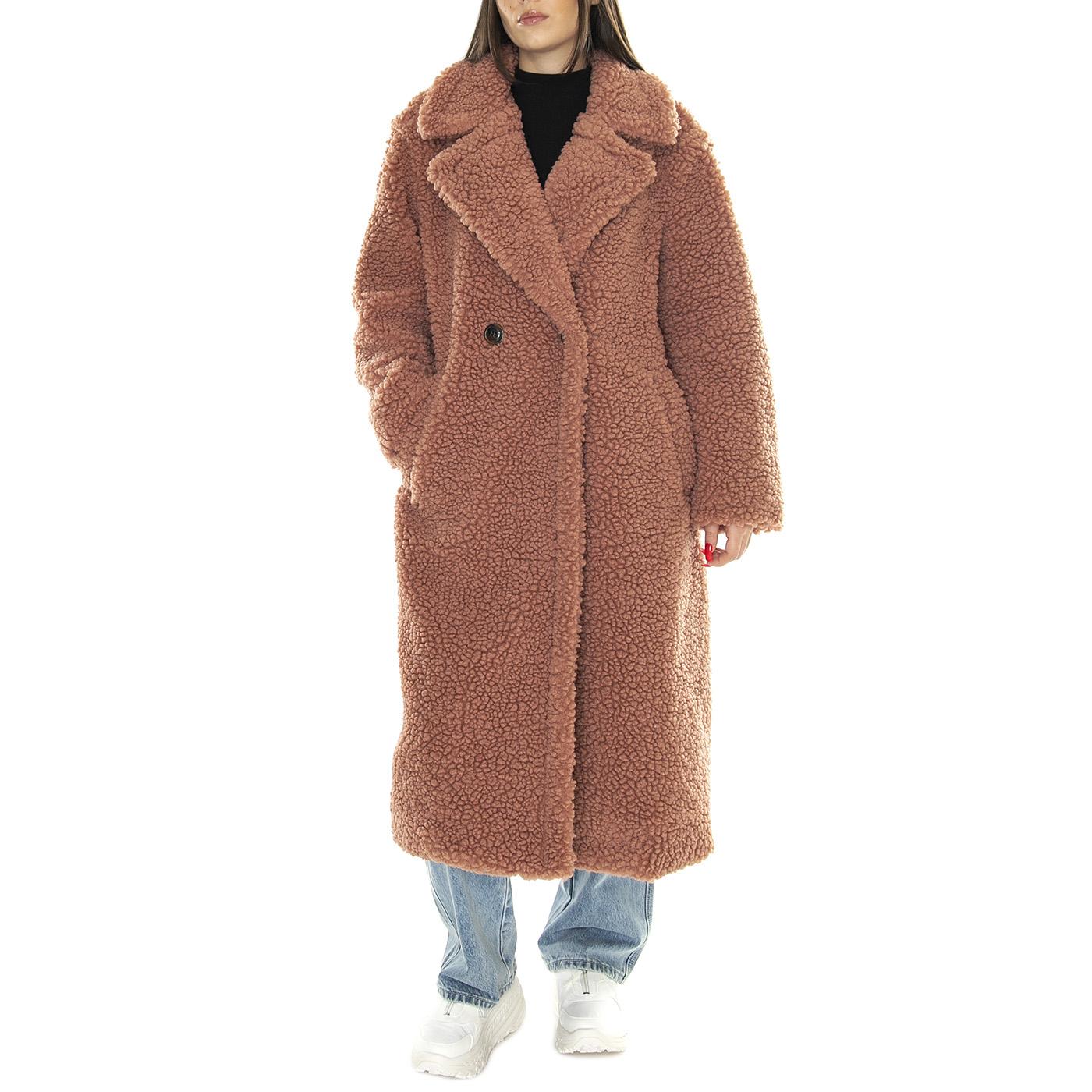 Gertrude Long Teddy Coat Firewood - Giacca Invernale Donna Rosa UGC1120631-FRW  UGG 