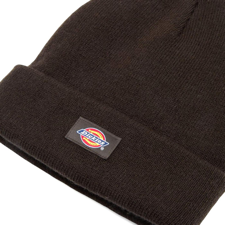 Gibsland Beanie Dark Brown - Berretto Marrone con logo DK0A4X7K0DB1 . DICKIES 