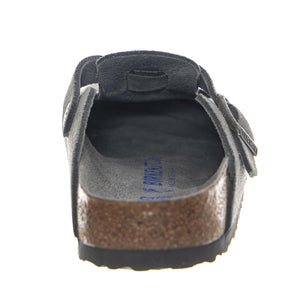 Boston SFB Basalt Gray, Suede Leather - Sandali Uomo Grigi 1030874 . BIRKENSTOCK 