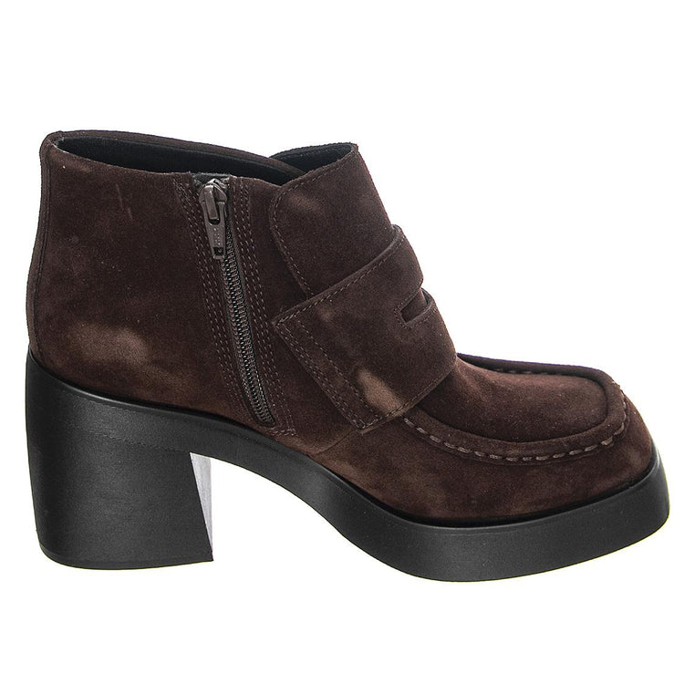 Brooke Cow Suede Espresso - Stivaletti Profilo alla Caviglia Donna Marroni VBS5244-140-36  VAGABOND 